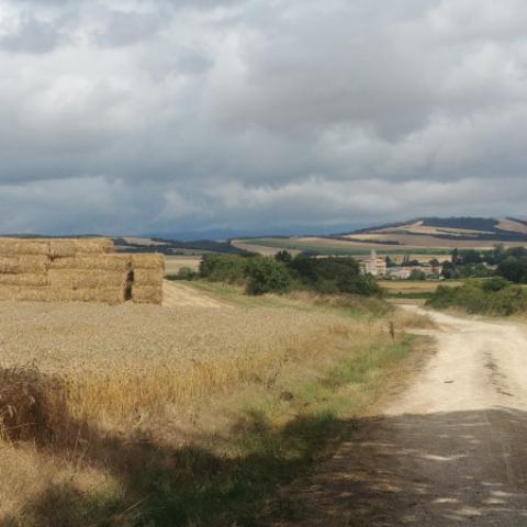 Elburgo al fondo