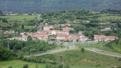 La Arboleda and behind the Triano mountains