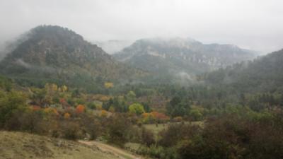 Low clouds in the Montes Universales