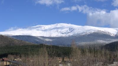 Peñalara peak from Valsaín