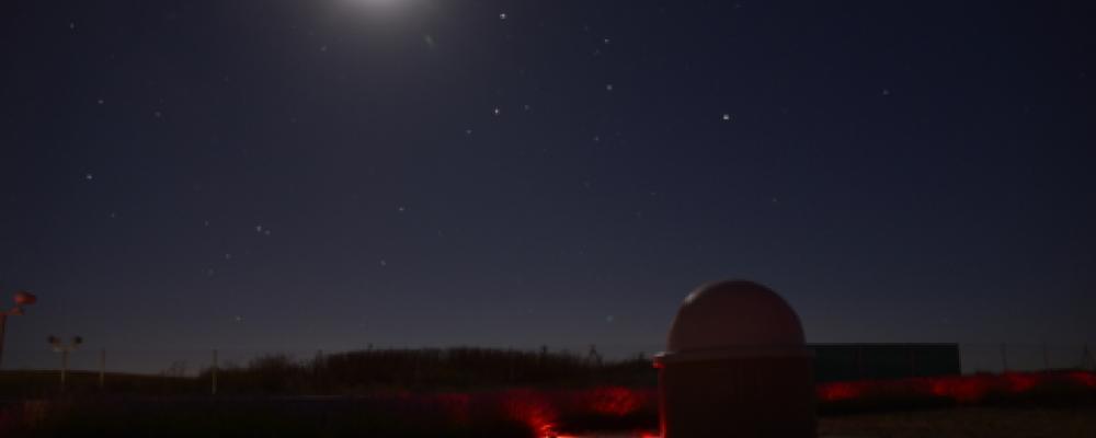 Luna en el Centro Astronómico de Tiedra (CAT)