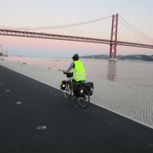 The superb bridge over the river Tagus
