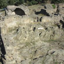 Römische Ruinen am Panissas-Pass