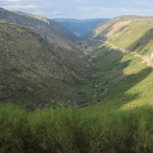 The glacial valley of the Zêzere river