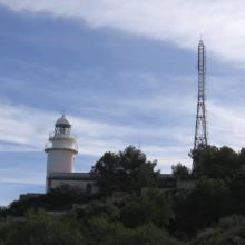 The lighthouse at the Cape of Sant Antoni