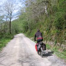 Riding through the valley of Leitzaran