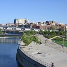 Madrid Río desde el puente de Toledo