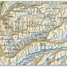 Carte du Pamir